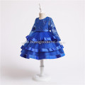 Flower Pattern Pretty New Children Custom Clothing Child Summer flower girls long dress